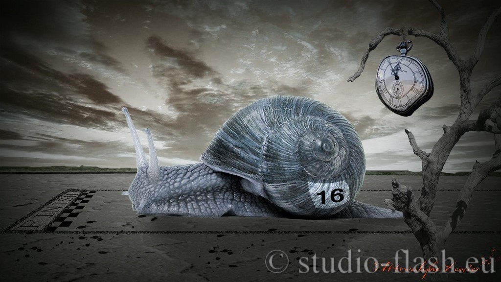 L'escargot photo manipulation