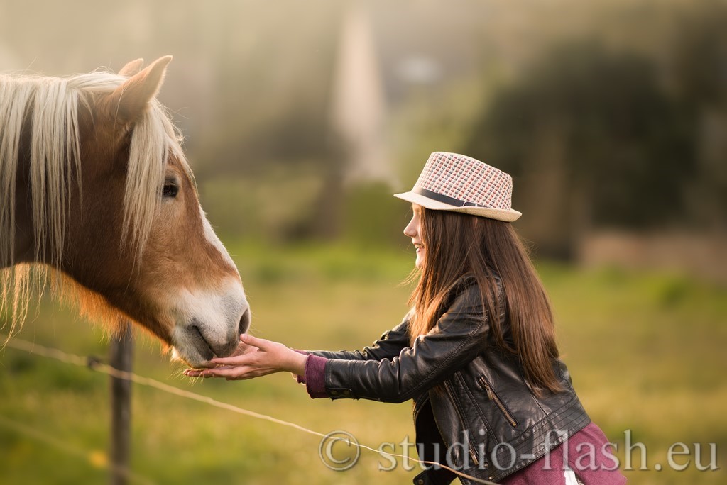 le cheval avec l'enfant de Wttrwulghe Xavier