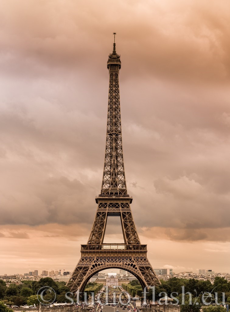 La tour Eiffel à Paris de Wttrwulghe Xavier
