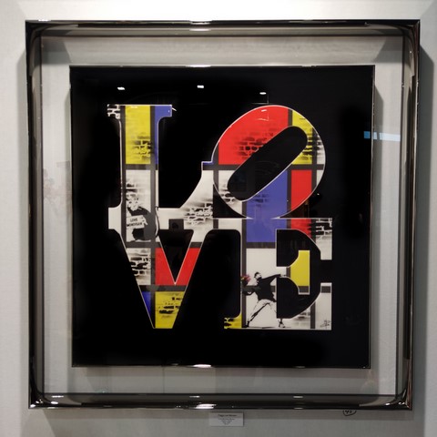 Love mondrian Banksy de Peggy-Lee Mensen