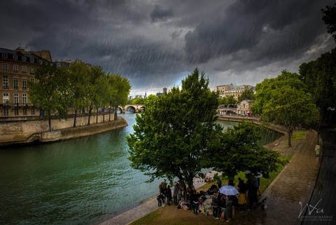 La seine à Paris de Wttrwulghe Xavier