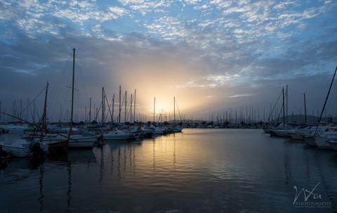 Landscape beauty sun boat sky de Wttrwulghe Xavier