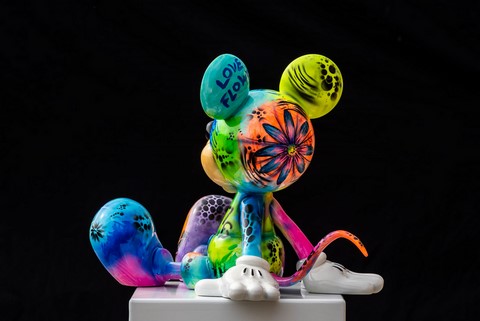 Mickey Hippie Flowers L de Wttrwulghe Xavier