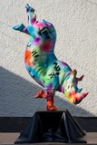 Rhino danseur street art Big  de Wttrwulghe Xavier