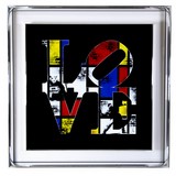 Love Banksy Mondrain de Peggy-Lee Mensen